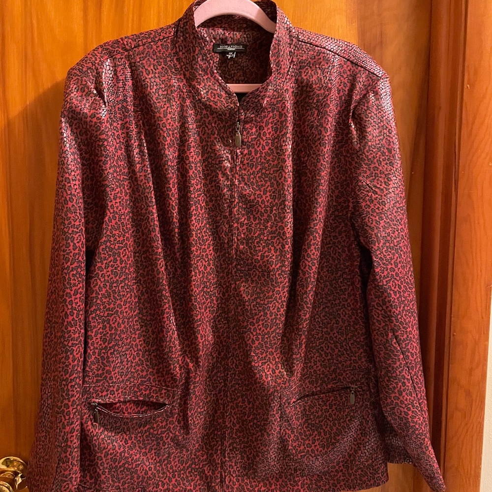 Faux Leather Jacket